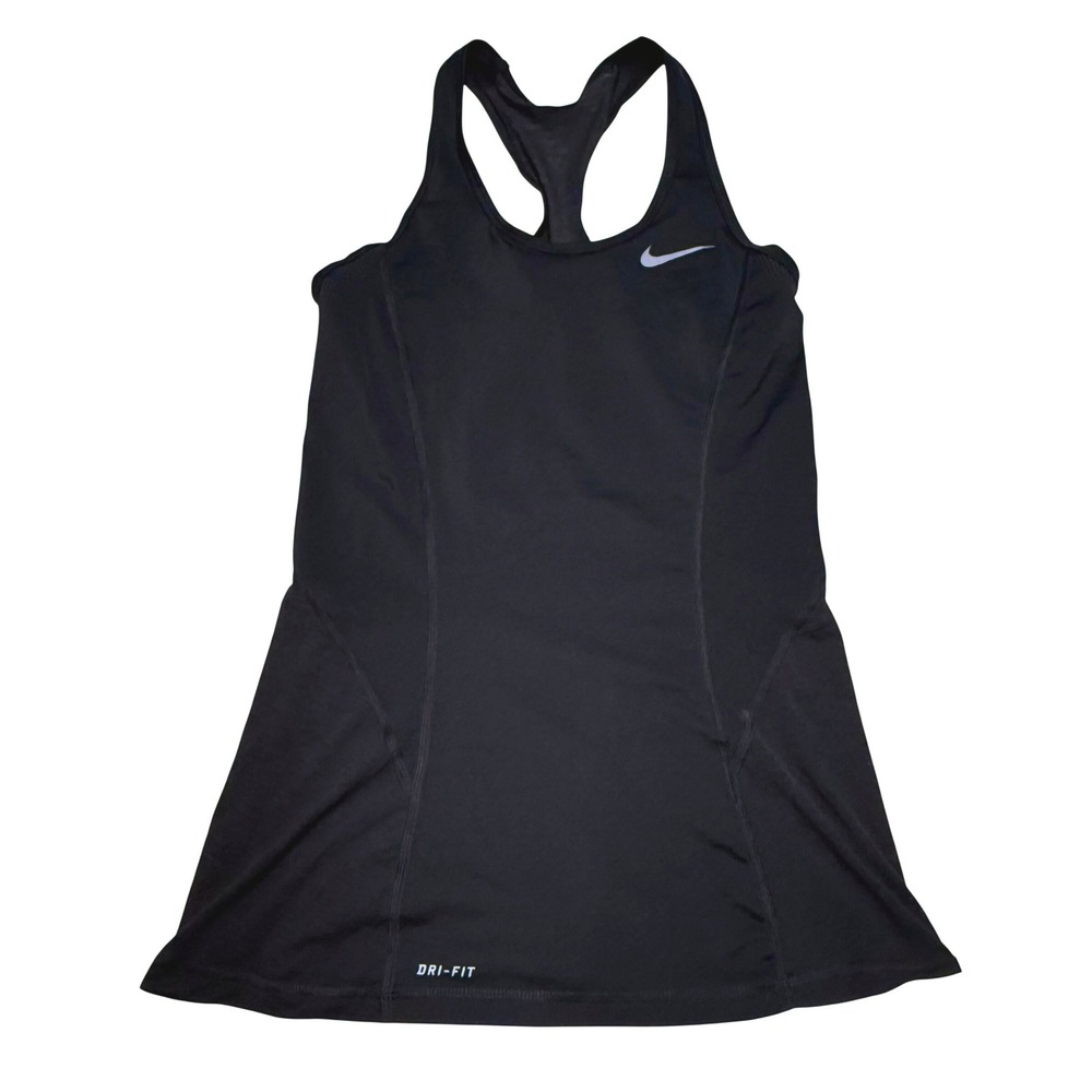 Nike Pro Womens Racerback Tank Top‎ Black Small Active Atheleisure Gym Workout